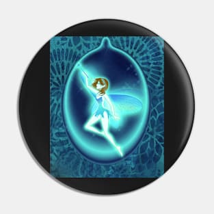 Fairy in the drop - Indigo Pin