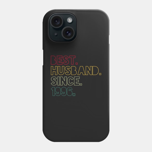 Best Husband Since 1996 - 26th wedding anniversary gift for him Phone Case by PlusAdore