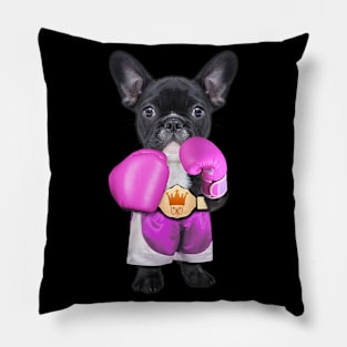 french bulldog shirt funny French Bulldog Boxing Pillow