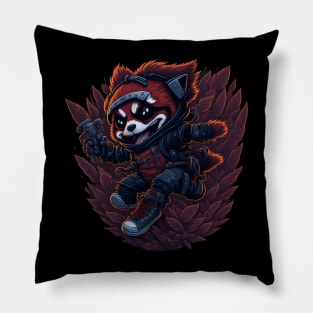 Red Panda Ninja_015 Pillow