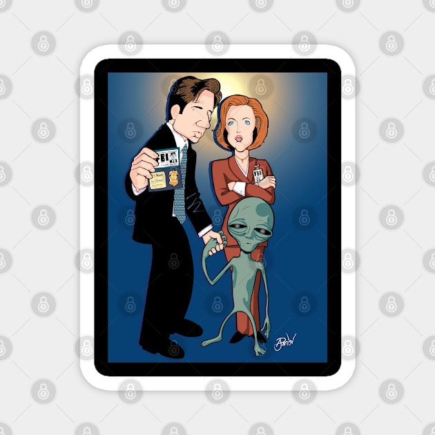 The X Files Magnet by Parisi Studios