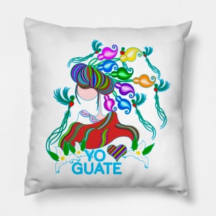 Mujer maya Pillow