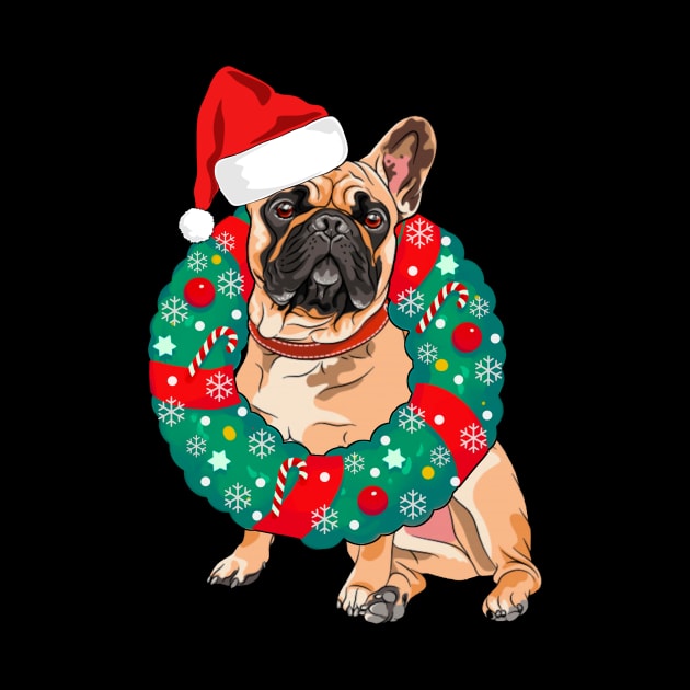 French Bulldog Dogmas X-mas Dog Lover Frenchi Christmas by Bezra