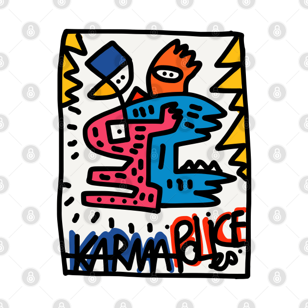 Graffiti Karma Police Doodle by signorino