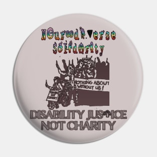 Neurodiverse Solidarity Pin