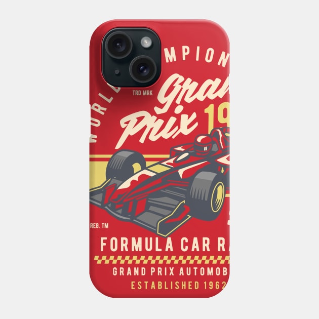 Grand Prix Champion Phone Case by VintageHeroes