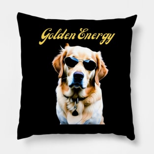 Golden Energy-Funny Golden Retriever Pillow