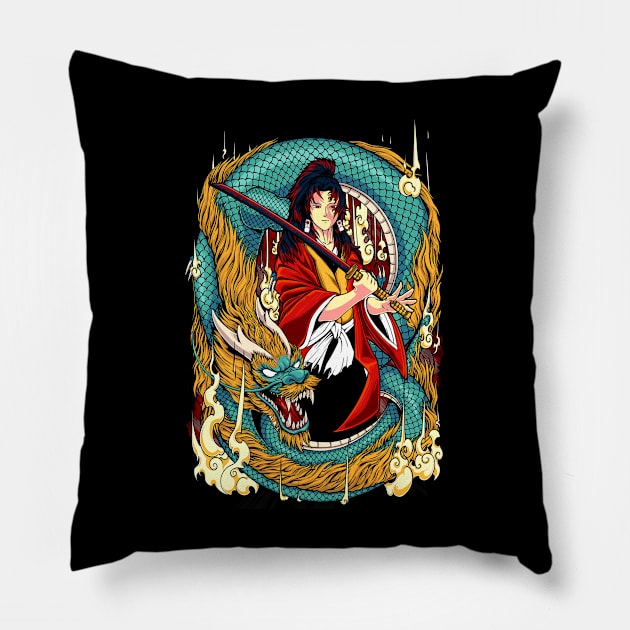 yoriichi Pillow by Naturestory