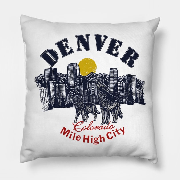 colorado Pillow by inkzella