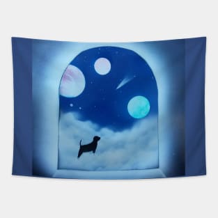 Beagle dog memorial design Tapestry