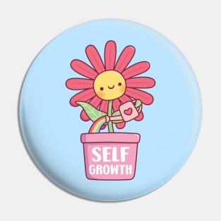 Cute Flower In A Pot Self Growth Pin