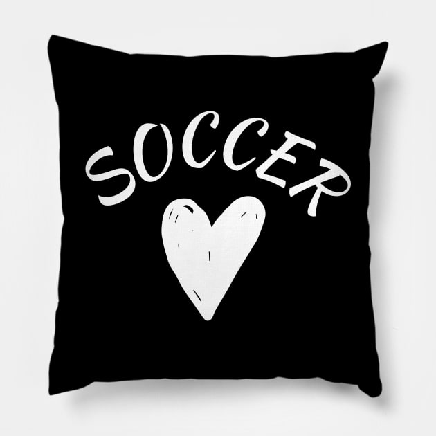 Soccer Pillow by Word and Saying