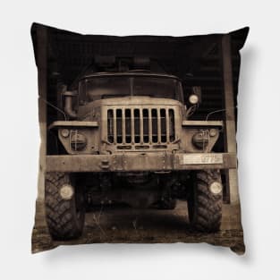 ural military truck, russian truck Pillow