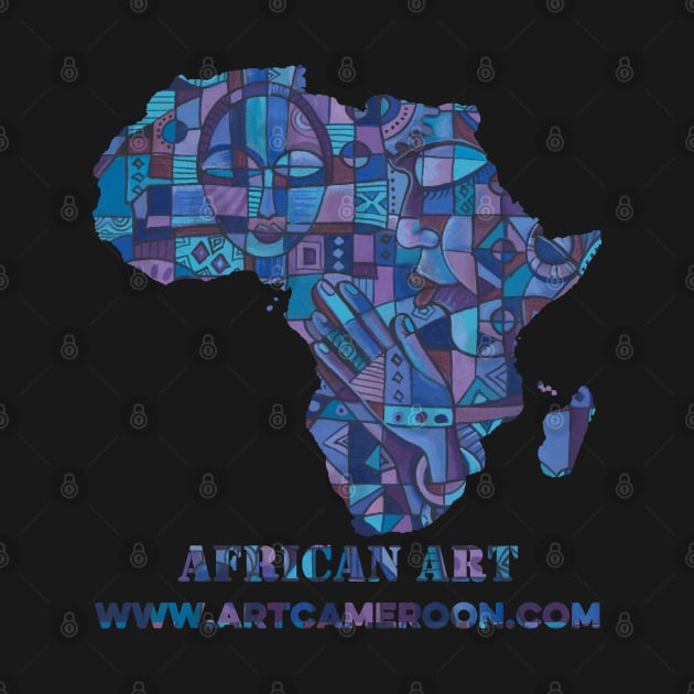 Prayer IV painting from Africa by ArtCameroon