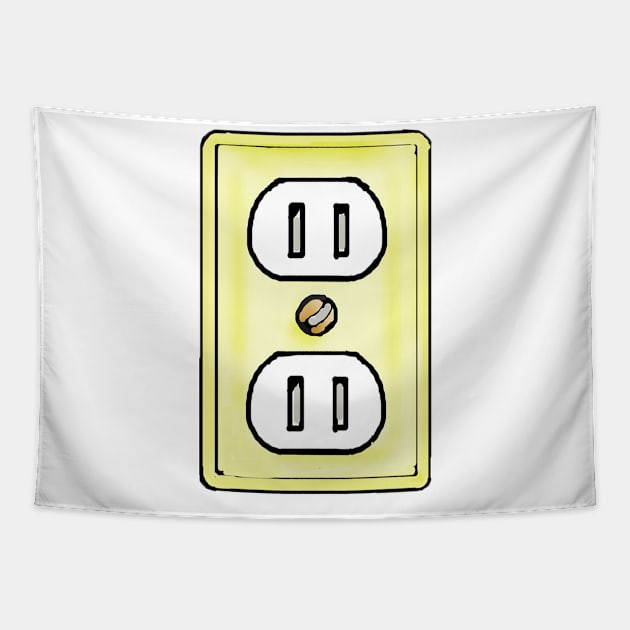 A nice wall socket Tapestry by WinstonsSpaceJunk