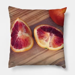 Pink Oranges Pillow