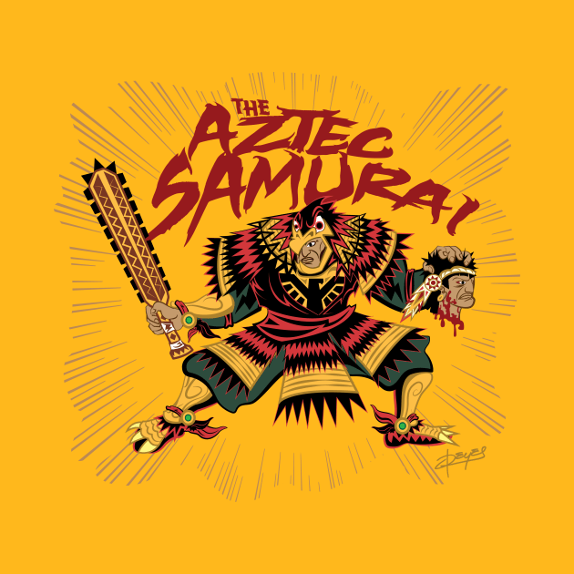 Eagle Warrior Aztec Samurai by mredthefed