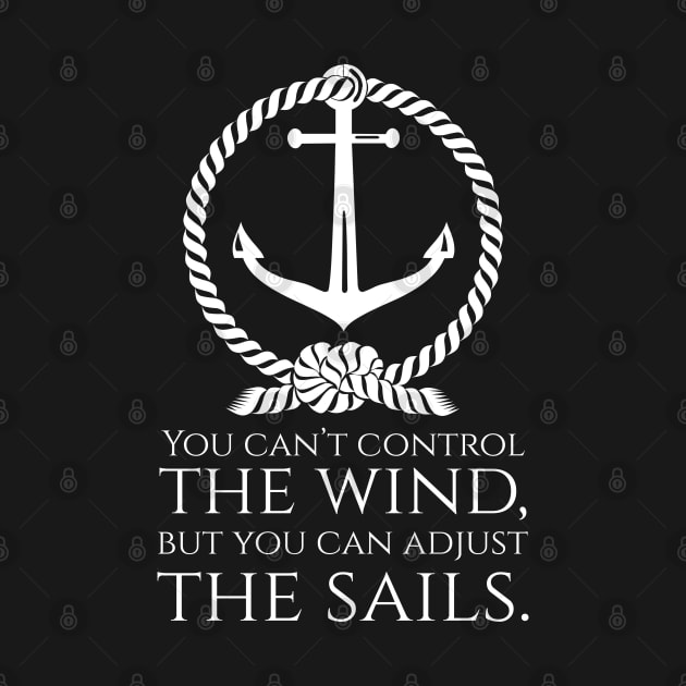 You Can’t Control The Wind, But You Can Adjust The Sails by Styr Designs