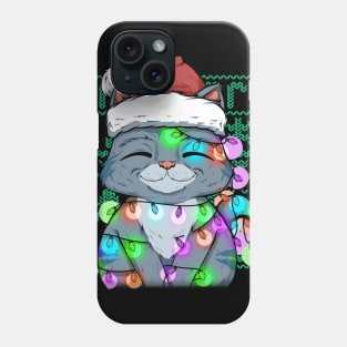 cats at christmas funny kittens cute T-Shirt Phone Case