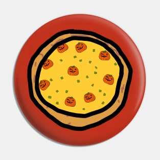 Halloween Pizza Pumpkin Pie Pin