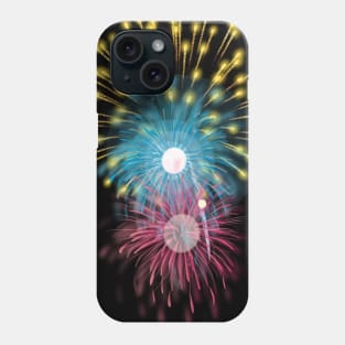 The colourful firework Phone Case