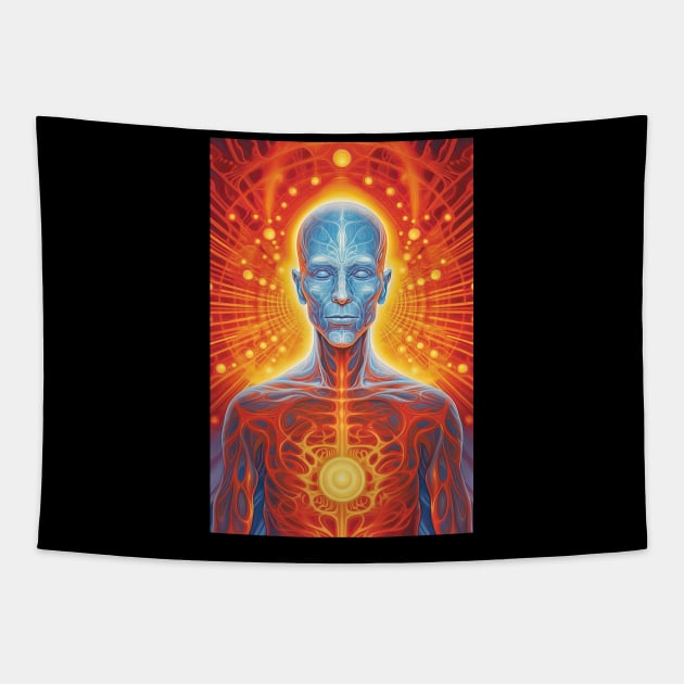 Burning chakra Tapestry by obstinator