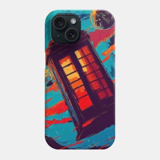 Phone booth in space pattern Phone Case