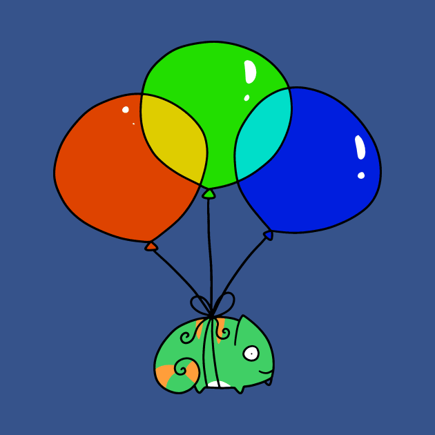 Balloon Chameleon by saradaboru