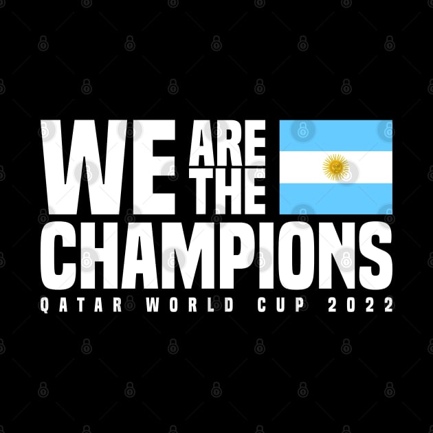 Qatar World Cup Champions 2022 - Argentina by Den Vector