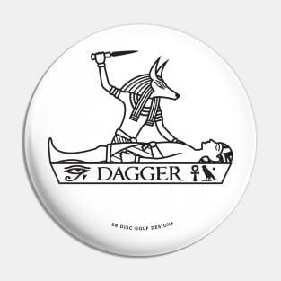 SR Dagger Back Print Pin