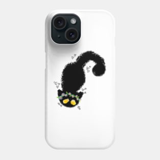 Flower Crown Cat MS paint Phone Case