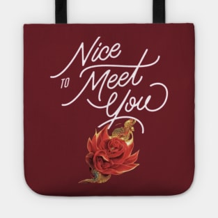 nice to meat you Tote