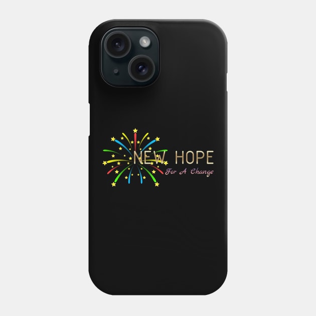 05 - New Hope For A Change Phone Case by SanTees