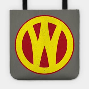 O&W Railroad NYO&W Railway Yellow & Red Logo V.2 Distressed Tote