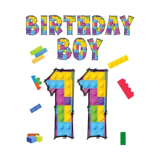 11th Happy Birthday Boy Gift T-Shirt