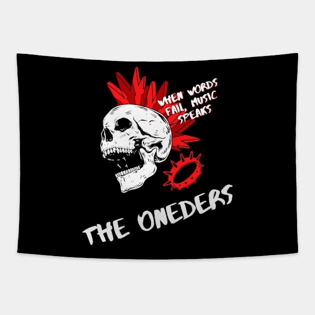 the oneders punk Tapestry by mantaplaaa