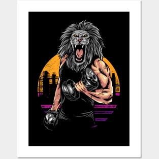 Lion T-shirt, Jungle King, the LION Alpha Grind Beast Mode