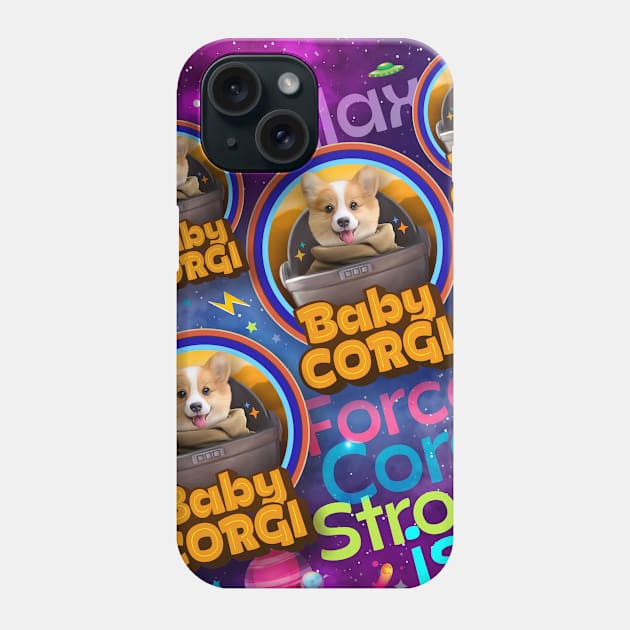 Baby Corgi v2 Phone Case by Puppy & cute