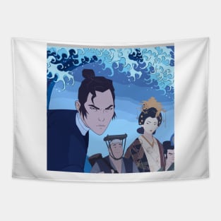 Blue Eye Samurai Tapestry