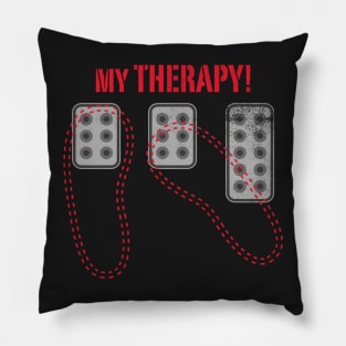 Racing is My Theraphy Pillow