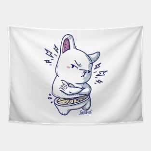 Kawaii Cute sour bunny rabbit Tapestry