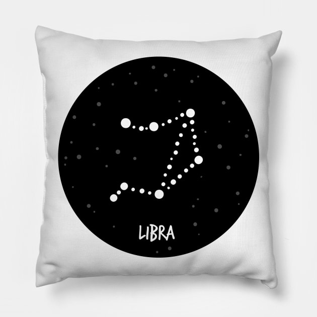 Libra Constellation Pillow by krimons