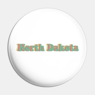 North Dakota 70's Pin