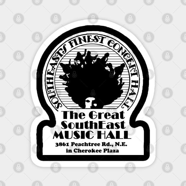 The Great SouthEast Music Hall Atlanta Magnet by thedeuce