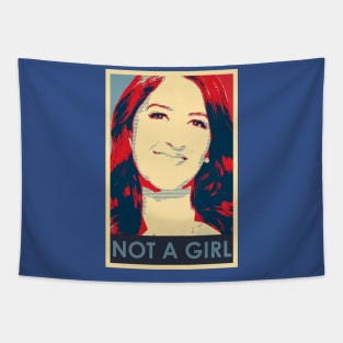 Not a Girl Tapestry