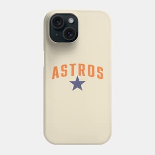 Astros Solid distressed Phone Case