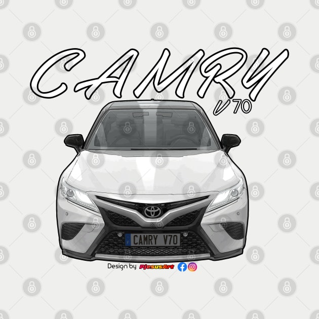 Toyota Camry V70 White by PjesusArt