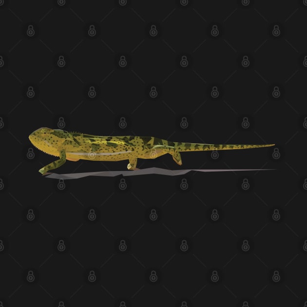 Low Poly Chameleon by ErinFCampbell