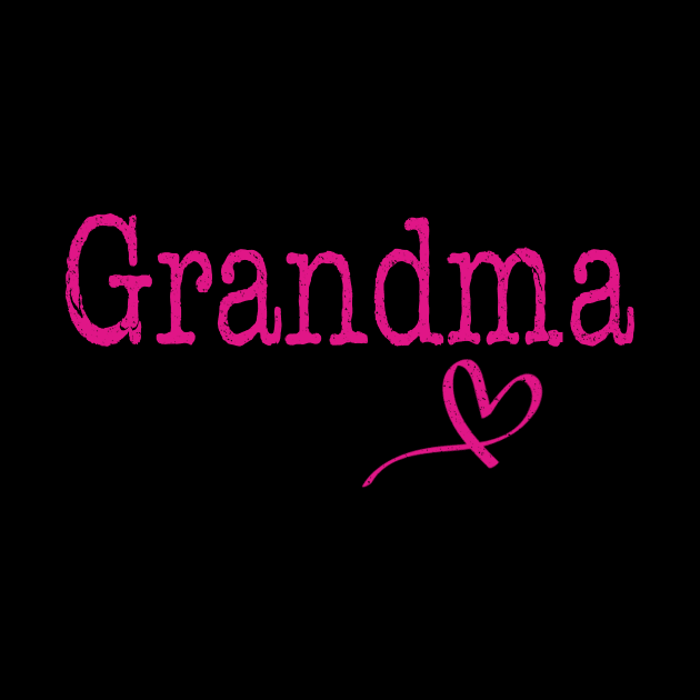 Grandma heart love grandma gift by Oska Like