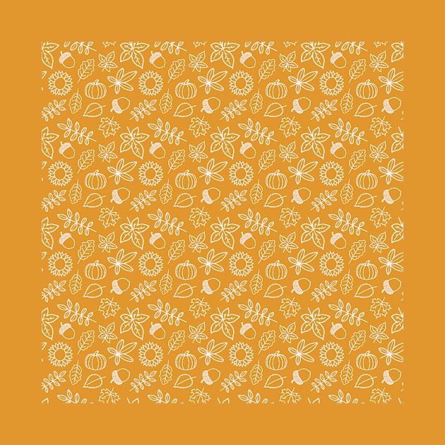 yellow fall patterned by imaginekaye